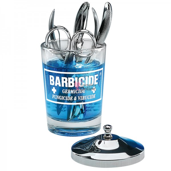 Vas pentru sterilizare instrumentar Barbicide mic 120 ml din sticla